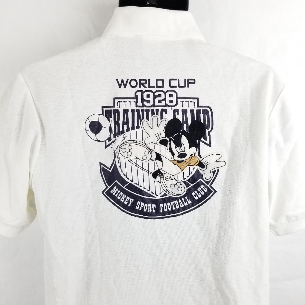 NWT Disney Mickey World Cup 1928 Soccer Polo